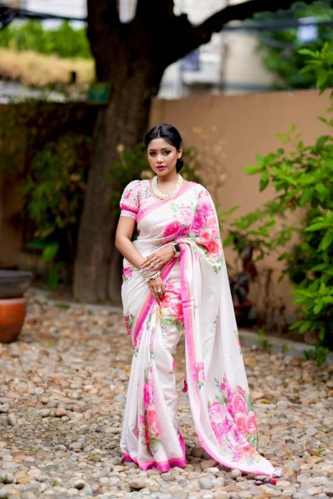 Premium Dubai Silk Saree TS 111 ব্লাউজ পিছ সহ