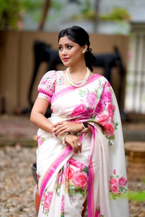 Premium Dubai Silk Saree TS 111 ব্লাউজ পিছ সহ