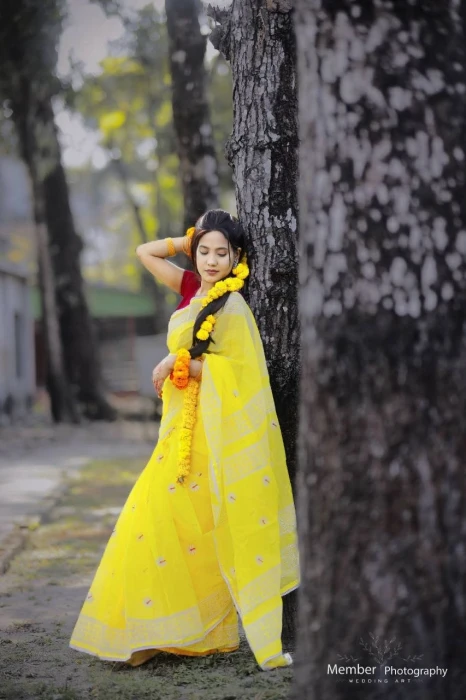 “প্রিমিয়াম লেইস শাড়ি Code#TSS-1704