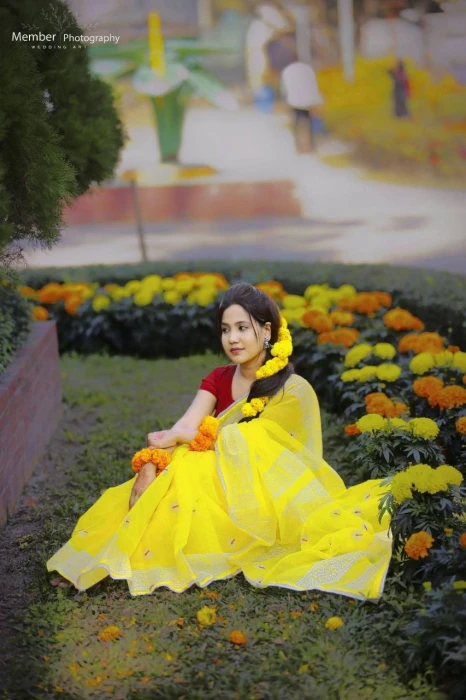 “প্রিমিয়াম লেইস শাড়ি Code#TSS-1704